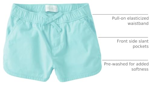 Image of The Children's Place Girls' Twill Pull on Shorts
