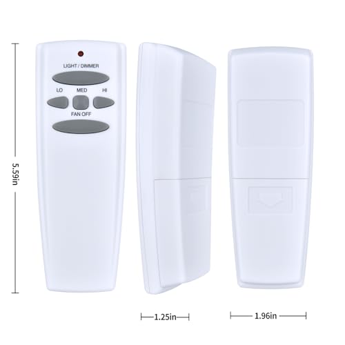 Ventilateur de plafond en panne ? Télécommande UC7078T Hiyill pour Hampton Bay