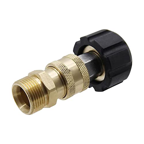 Image of ATORSE Pressure Washer Adapter Kit M22 14Mm to 1 /4 for High Pressure Washer Gun