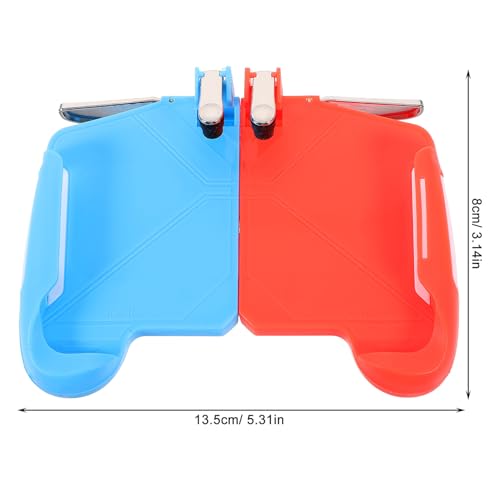Kisangel Mobiler Spielcontroller Gaming Trigger für Smartphones Ergonomischer Handy Gamepad Auslöser Langlebiger Physischer Joystick Kompatibel für Handyspiele Praktische Bedienhilfe