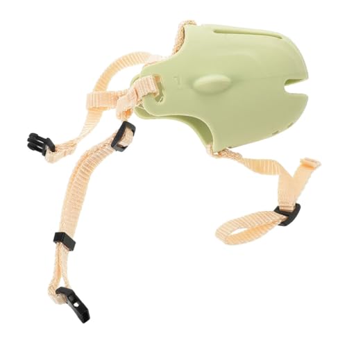 POPETPOP Breathable Dog Muzzle for Medium Dogs Prevents Biting Barking Comfortable Reusable Plastic Muzzle