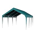 IDEALHOUSE 12'x20' Heavy Duty Carport Canopy - UV Resistant & Waterproof Portable Garage for Cars, Boats, Storage & Outdoor Events (Deep Green)