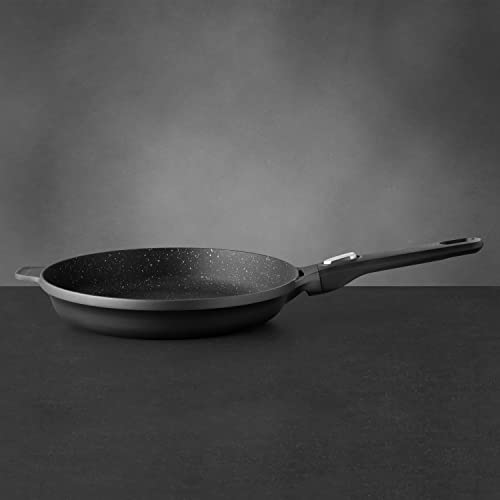 Berghoff GEM Non-Stick Cast Aluminum Frying Pan 11" 2.5 qt. Stay-Cool Detachable Handle Ferno-Green PFOA-Free Induction Cooktop Fast Heating Oven Safe - Image 4