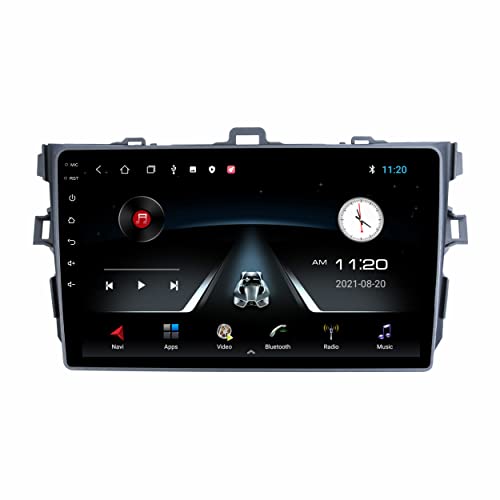 Image of 9 Inches Advanced Car Radio Receiver Android System for Toyota Etios Liva with 2GB /32GB RAM & ROM, Gorilla Glass /Full HD Display /WiFi /GPS /Steering Wheel Connectivity and HD Parking Camera