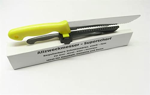 Brotmesser (Allzweckmesser) gelb - Superscharf - Nr. 35018 Cover