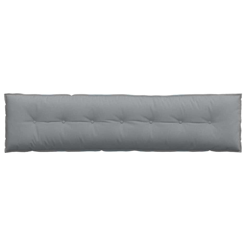 Cojín de espalda genérico gris claro, 200 x 19 x 50 cm, cojín lumbar para oficina y sala de estar, tejido suave con relleno de poliéster y cierre de cremallera, soporte moderno para lectura