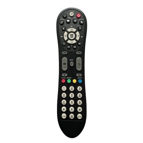 Image of Upix Compatible for DDB Videocon DTH Set Top Box Remote No. 622 | Combined with LCD | Exact Match Required