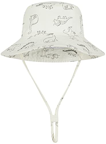 Image of Baby Sun Hat UPF 50+ Sun Protective Toddler Bucket Hat Summer Kids Beach Hats Wide Brim Outdoor Play Hat for Boys Girls