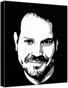Mike Houston (100% Original Painting. Not A Print ) Acrylic Paint On Deep Framed Canvas (60 x 50 x 1.8 cm) 3-Colour Black/Grey/White-picture-56