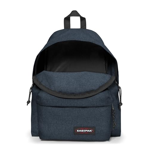 Image of EASTPAK Padded Pak'r - 24L Commuter Travel Backpack with Front Pocket, Water-Resistant, Vegan Materials & Adjustable Straps, Triple Denim