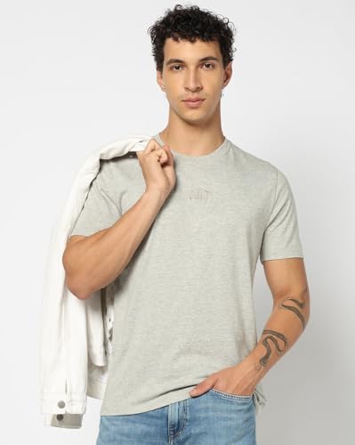 Image of Men Printed Regular fit Half Sleeve Round Neck T-Shirt