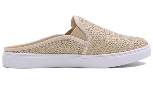 FEVERSOLE Women's Sport Mules Slip On Loafers Fashion Backless Sneakers3