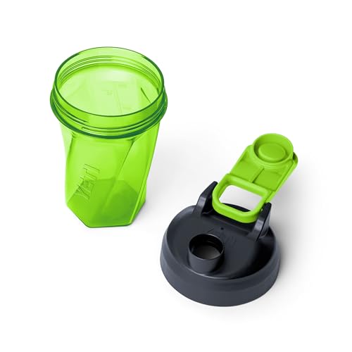 Image of YETI Yonder Helimix Vortex Blender Shaker Bottle Holds up to 20oz | No Blending Ball or Whisk | USA Made | Portable Pre Workout Whey Protein Drink Shaker Cup | Dishwasher Safe, Venom