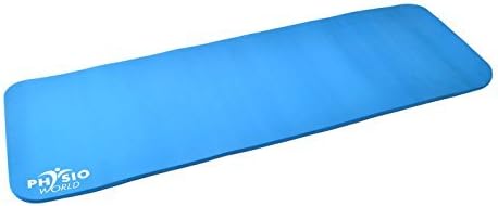 Exercise Mat NBR Fitness Mat - Multi Purpose | 183cm x 60cm x 10/15mm | For Pilates, Sit-Ups, Planks, Stretching, Push-ups, Home, Gym - Perfect for Men, Women & Kids
