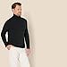 Amazon Essentials Men's Slim Fit Turtleneck Shirts, Black, Large