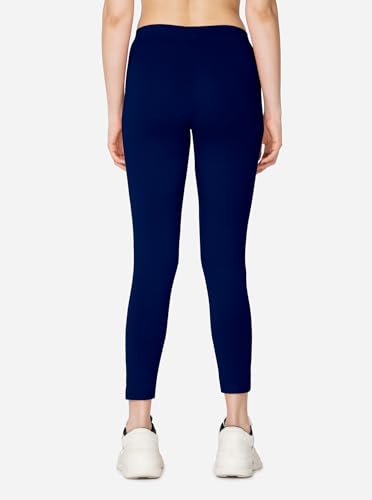Image of VSTAR PL02 Women Ankle Length Stretchable Slim Fit Leggings with Secured Side Pocket | Moisture-Wicking | Soft Waistband & Cotton-Elastane Fabric
