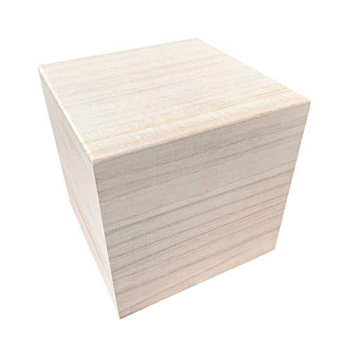 Paulownia Cube Storage Box 150mm