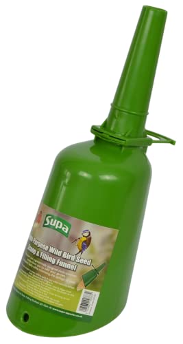Supa Multi-Purpose Wild Bird Seed Scoop & Filling Funnel, Designed To Make Filling Your Feeder Simpler & Easier