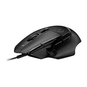 Logitech G502 X Wired Gaming Mouse – LIGHTFORCE hybrid optical-mechanical primary switches, HERO 25K gaming sensor, compatible with PC – macOS/Windows – Black