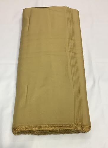 Image of BKRKJ Women's Rayon Cotton Unstitched Fabric by Meter for Sewing Suit Salwar Chudidar Patiyala Kurti Shirt Kameez Blouse Kurta Pyjama (3 Meter, Beige)