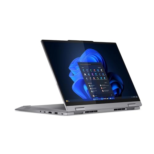 Image of LENOVO ThinkBook 14 2-in-1 G5 IAU Business Laptop, 2025, 14 inch 1920x1200 Touch, Intel-12 Core Ultra 7 255U, 64GB DDR5, 8TB SSD, Win11 Pro, Backlit KB, Wi-Fi 6E, BT 5.3, Thunderbolt 4, 1080p Camera, Grey