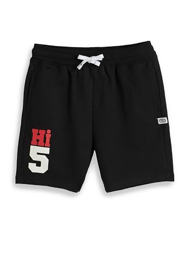 Image of Amazon Brand - Symbol Boys Cotton Rich Stretchable Knit Terry Shorts | Age 2-14 Years