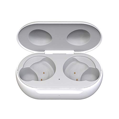 Wireless Charging Case Compatible with Galaxy Buds+ Plus, Replacement Charger Case Cradle Dock for Samsung Galaxy Buds+ Plus SM-R175 (White)
