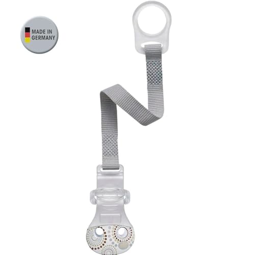 nip Schnullerband mit Ring // 2-er Set Boy // Komfort-Verschluss für alle Schnuller ohne Ring // NEU Befestigungsring aus flexiblem Silikon // made in Germany