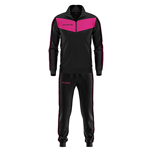 Givova Unisex Visa-Band Passen, Schwarz/Fuchsia, 4XL, Black/Fuchsia
