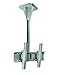 Peerless ECMU-01-I-S Wind Rated I-Beam Swivel/Tilt Universal Ceiling Mount for Screens Finish: Stone Gray, Black