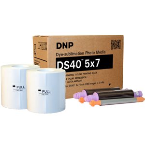 DNP DS40 5x7" Dyesub Printer Paper, 460 Glossy Prints