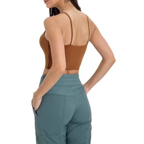 Image of Lemedy Women Padded Sports Bra Fitness Workout Running Shirts Yoga Tank Top