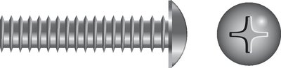 Tornillos de máquina Seachoice SC2915 cabeza truss acero inoxidable 8-32x1 para náutica