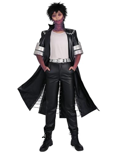 miccostumes Men's Costume Anime Hero Cosplay Full Set Jacket Shirt Pants Belt