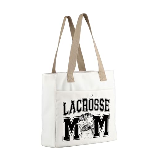 Bolso Tote para Mujer MBMSO Lacrosse Mom miniatura 1