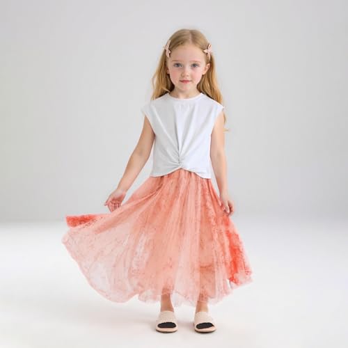 Image of Girls Twist Front Tunic T-Shirt Cute Short Sleeve Tees Summer Blouse for Girls 5-14 Years White