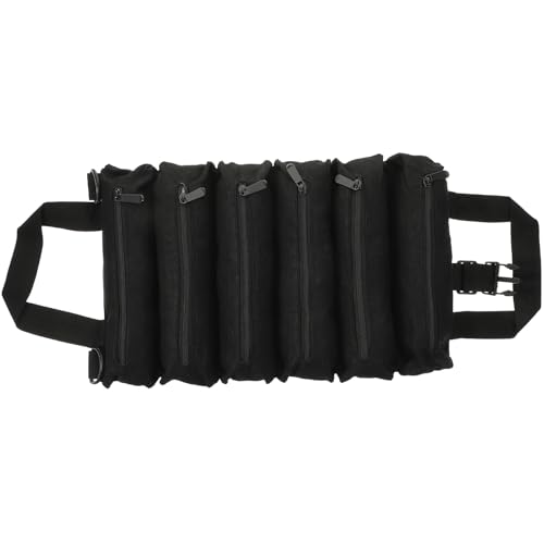IWOWHERO Bolsa Organizadora para Herramientas con Cremallera Bolsillos de Lona Bolsa Enrollable Portátil para Almacenamiento y Transporte de Utensilios para Coche y Hogar