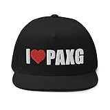 I Love PAXG Funny Cryptocurrency Hat Black