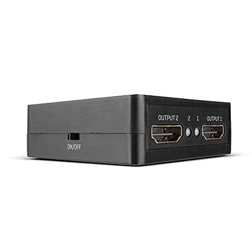 LINDY HDMI Splitter 18G 2 Ports, Compact