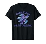 Charleston, SC Beach Design/Tribal Turtle Gift T-Shirt