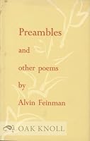 Preambles: And Other Poems 0195005457 Book Cover