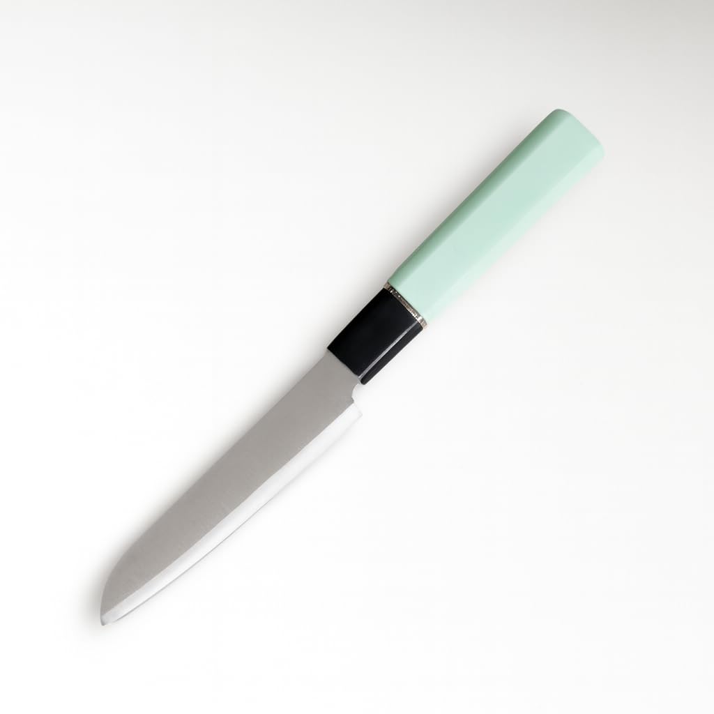 Machado Stainless Steel Japanese Sashimi Yanagiba Sushi Knife with Octagonal Handle, Green