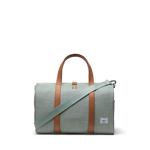 Image of Herschel Unisex Novel Duffle, Iceberg Green Crosshatch (Limited Edition), Carry-on - 26.5L, Novel Duffle