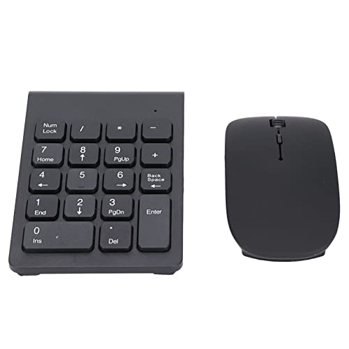 Combo de ratón inalámbrico con teclado numérico compacto de alta precisión de 1200 dpi 3