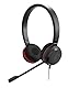 Jabra Evolve 20 SE UC Stereo Headset – Unified Communications Kopfhörer für VoIP Softphone mit passivem Noise-Cancelling – USB-A Kabel mit Anrufsteuerung – schwarz