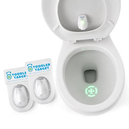 Cible de toilettes réglable avec détecteur mouvement pour entraînement propreté des garçons
