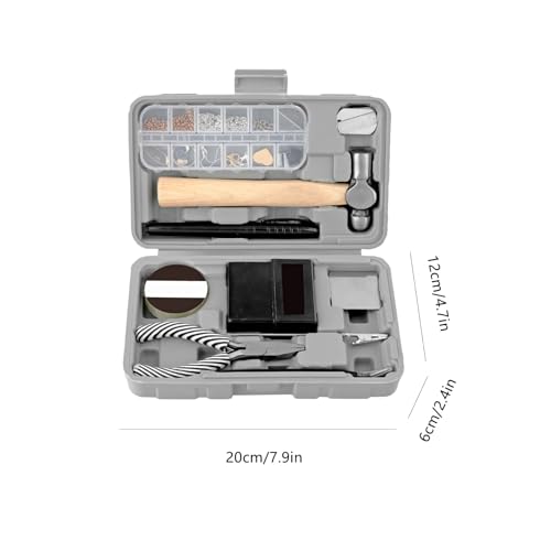 Kit de herramientas de joyería con alicates de punta y cortador de alambre para hacer collares 6
