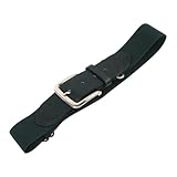TOYANDONA Cinturón de Béisbol Ajustable de PU Cuero Resistente para Hombres y Cinturón Protector Deportivo Elástico para Softball y Fútbol Color Verde Oscuro