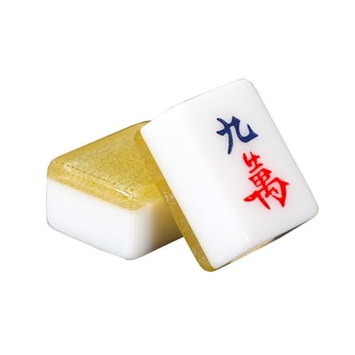 Set Chino de Mahjong 36mm con 144 Fichas y Bolsa portátil miniatura 5