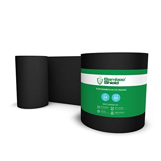 Bamboo Shield - 25 Foot Long x 24 inch x 60 mil - Bamboo Root Barrier/Water Barrier